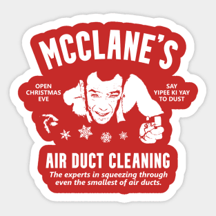 Die Hard - McClane's Air Duct Cleaning Sticker